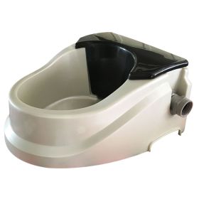 Bear Pet Aqua Buddy Automatic Float Waterer 2 quart Silver / Black 11" x 10" x 5.5"