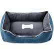 Non-slip dog bed with plush bedding for small dogs and cats; includes a dog pillow bed, soothing sofa bed