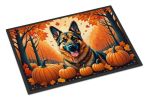 German Shepherd Fall Doormat Front Door Mat Indoor Outdoor Rugs for Entryway, Non Slip Washable Low Pile, 24H X 36W