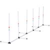 Sturdy Dog Weaves Poles Pet Speed and Agility Equipment Dogs Obstacle Outdoor w/ Storage Bag