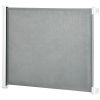 Grey Retractable Pet Safety Barrier Gate Flexible Extensible Barrier for Stairways Doorways Hallways Pet Barrier Gate