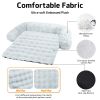 Fluffy Plush Dog Bed With Removable Washable Cover - Furniture Protector For Large, Medium, Small Dogs And Cats