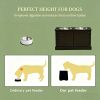 Elevated Dog Bowls with Removable 23.6 Inches X 11.8 Inches X 13.4 Inches