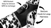 Mini Pet Spotter Waterproof Rechargeable GSM GPS Dog Collars Tracker Size:S