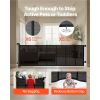 Retractable Baby Gate, Extends to 120 inch Extra Wide, 38.5 inch Tall, with Reinforced Fiberglass Strips, Avoids Crawling Through