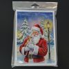Chihuahua with Santa Claus Greeting Cards Pack of 8 Blank Cards with Envelopes Whimsical A7 Size 5x7