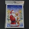 Goldendoodle with Santa Claus Greeting Cards Pack of 8 Blank Cards with Envelopes Whimsical A7 Size 5x7