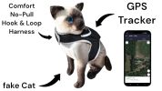 Mini Pet Tracker Collar Mount for Lost Pet Dog & Cat w/ SMS Reporting Size:S