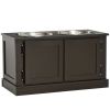 Elevated Dog Bowls with Removable 23.6 Inches X 11.8 Inches X 13.4 Inches