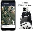 Get Realtime Location with Pet Tracker Mini Cat Dog GPS System Pet Tracker Size:M