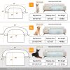 Fluffy Plush Dog Bed With Removable Washable Cover - Furniture Protector For Large, Medium, Small Dogs And Cats