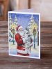 Siberian Husky with Santa Claus Greeting Cards Pack of 8 Blank Cards with Envelopes Whimsical A7 Size 5x7