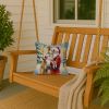 Borzoi/ with Santa Claus Throw Pillow Decorative Indoor Outdoor Accent Cushion for Couch, Bed or Patio, 14Hx14W