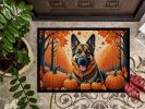 German Shepherd Fall Doormat Front Door Mat Indoor Outdoor Rugs for Entryway, Non Slip Washable Low Pile, 24H X 36W