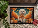 Poodle Fall Doormat Front Door Mat Indoor Outdoor Rugs for Entryway, Non Slip Washable Low Pile, 24H X 36W