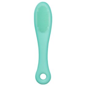 Pet Cats Dog Cleaning Comb Chin Teeth Cleaning Brush (Color: As pic show, Type: Green)