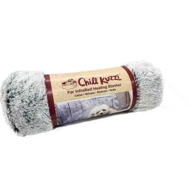 DGS Pet Products Chill Kuzzi FUR Blanket Medium Blue 30" x 40" x 0.5" (Color: Grey, size: medium)