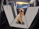 Dog Back Seat Cover Protector for Cars SUV and Trucks with Mesh Window, Scratchproof Nonslip and Waterproof Material