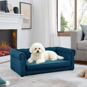Elegant Rectangle Pet Bed for Small and Medium Dogs, Durable Elevated Dog Sofa Bed, Comfortable Dog Couch (Color: as Pic)