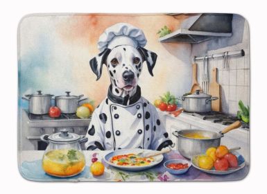 The Chef Memory Foam Kitchen Mat Machine Washable Anti-Fatigue Mat Cushion Comfort Bath Mat or Kitchen Rug (Breed: Dalmatian)