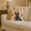 Fall Throw Pillow Decorative Indoor Outdoor Accent Cushion for Couch, Bed or Patio, 14Hx14W