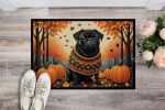 Fall Doormat Front Door Mat Indoor Outdoor Rugs for Entryway, Non Slip Washable Low Pile, 18H X 27W