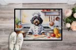 The Chef Doormat Front Door Mat Indoor Outdoor Rugs for Entryway, Non Slip Washable Low Pile, 18H X 27W