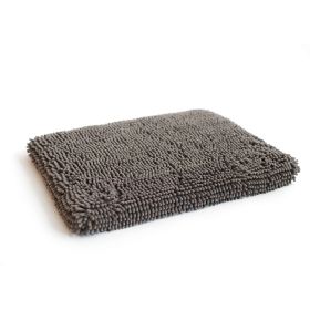 DGS Pet Products Dirty Dog Cushion Pad Small Brown 19" x 24" x 2.5" (Color: Grey, size: Extra Large)